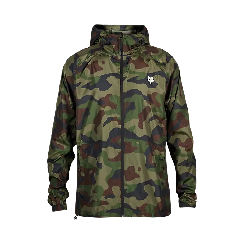 Fox Head Camo Windbreaker Jacket - Green Camo - SS24