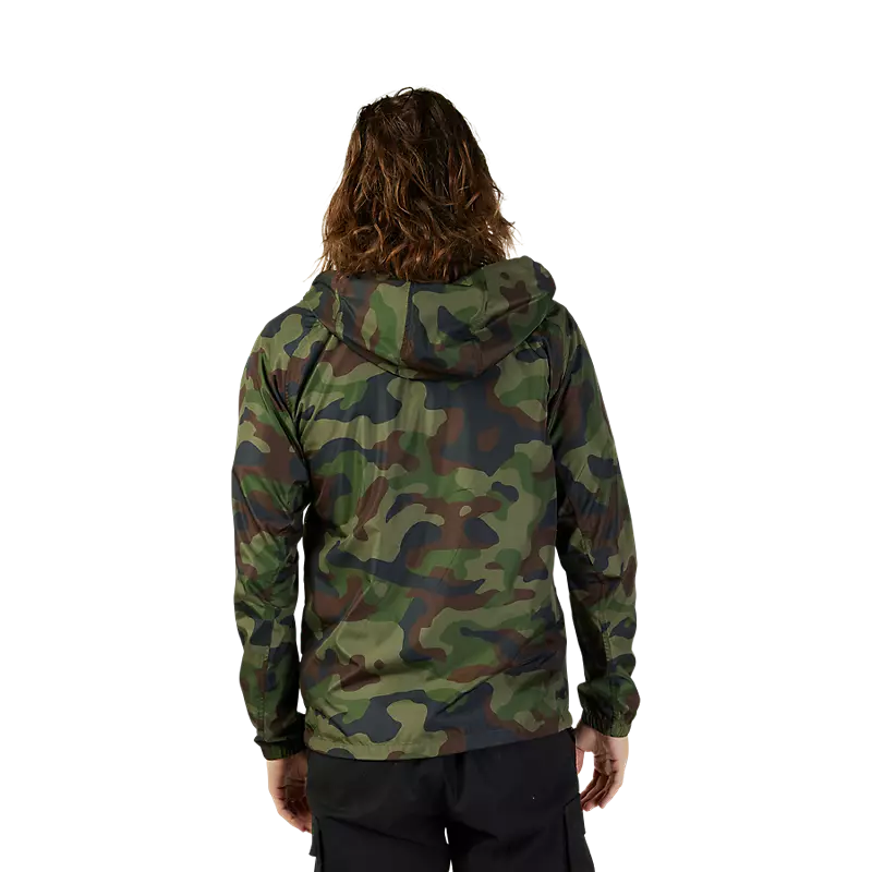 Fox Head Camo Windbreaker Jacket - Green Camo - SS24