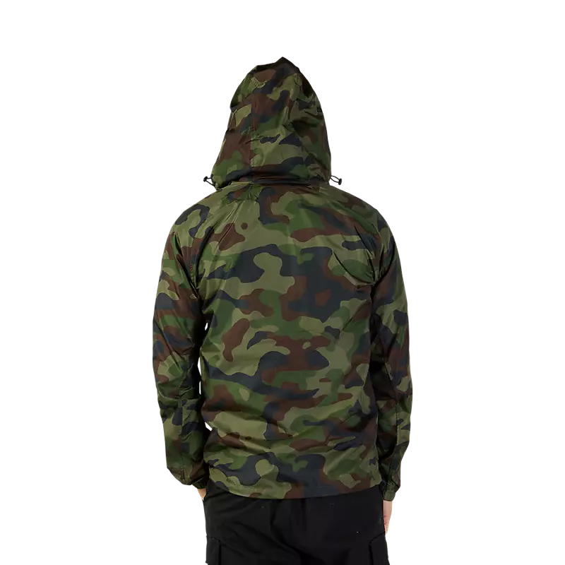 Fox Head Camo Windbreaker Jacket - Green Camo - SS24