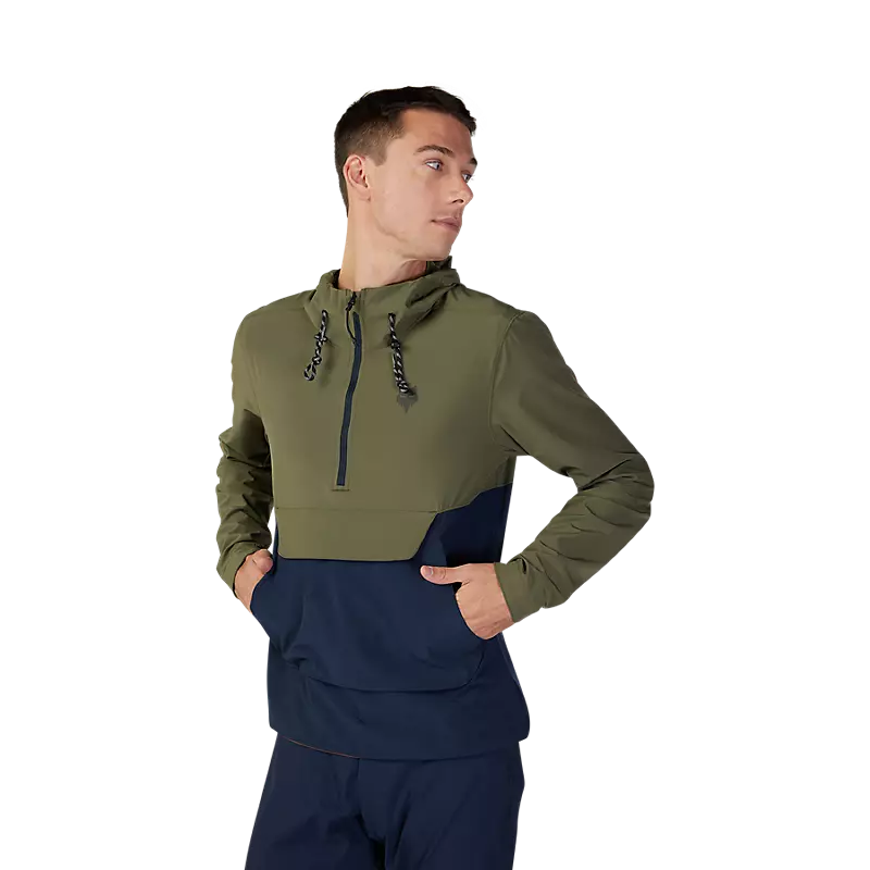 Fox Ranger Wind Pullover - Olive - SS24