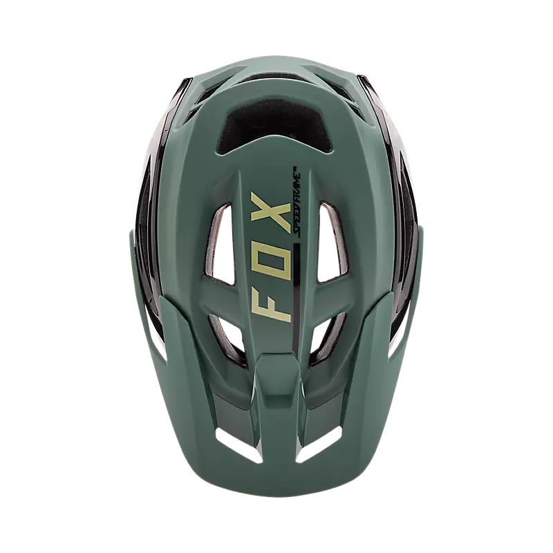 Fox Speedframe Pro Helmet - Blocked - Hunter Green - AW24 – Biketreks ...