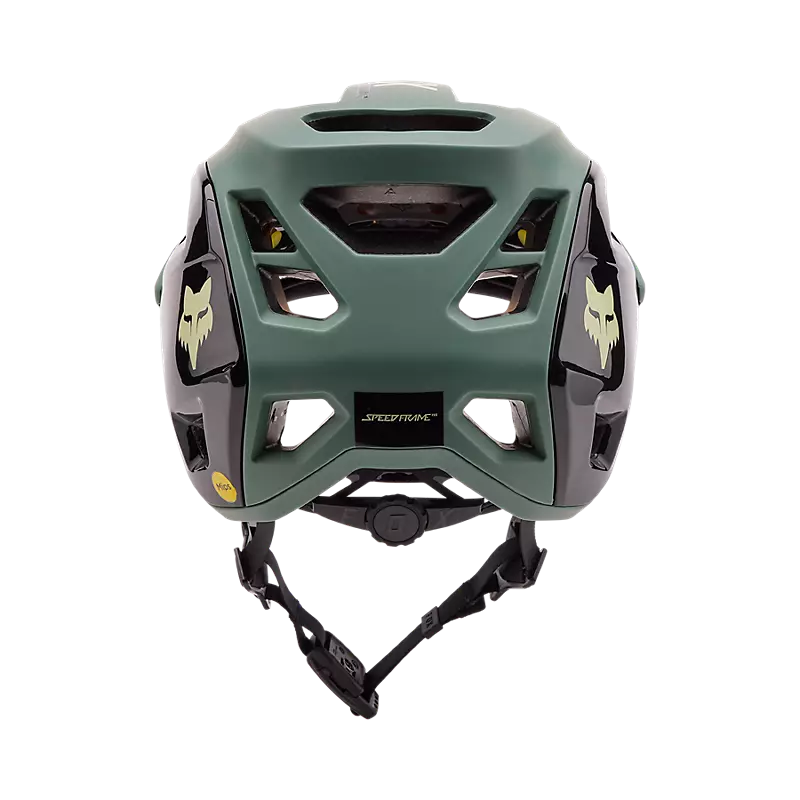 Fox Speedframe Pro Helmet - Blocked - Hunter Green - AW24