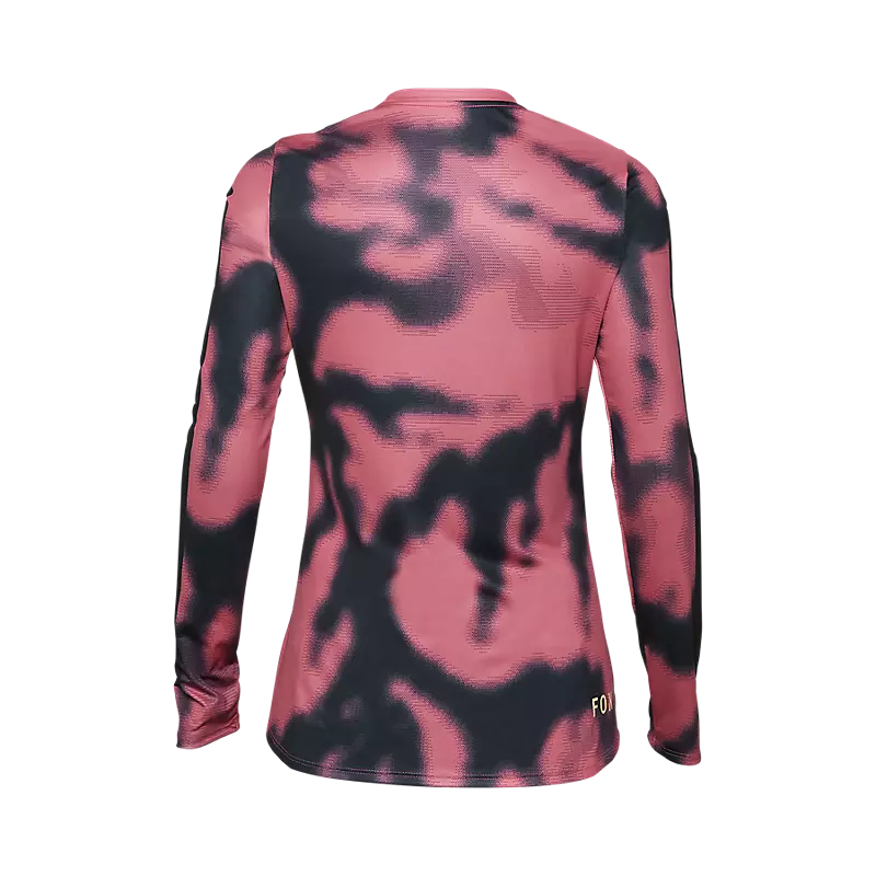 Fox Womens Ranger Taunt Long Sleeve Jersey - Guava Pink - AW24