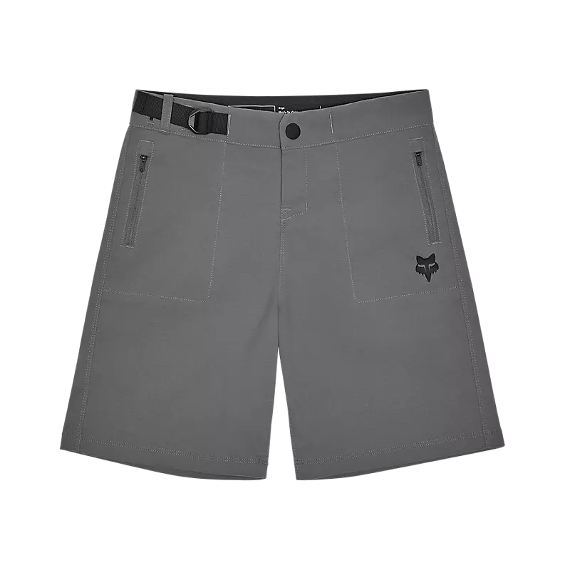 Sale - Fox Youth Ranger Lined Shorts - Pewter - AW24