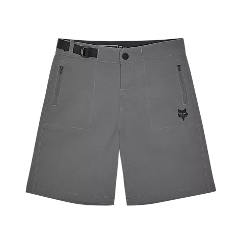 Fox Youth Ranger Lined Shorts - Pewter - AW24