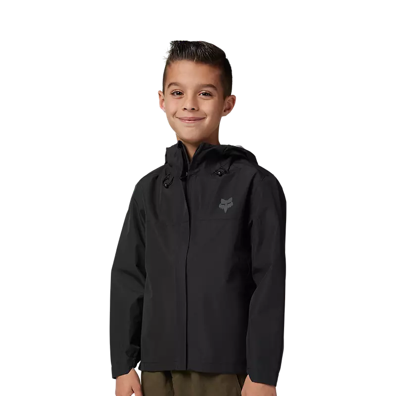 Sale - Fox Youth Ranger 2.5-Layer Water Jacket - Black - AW24