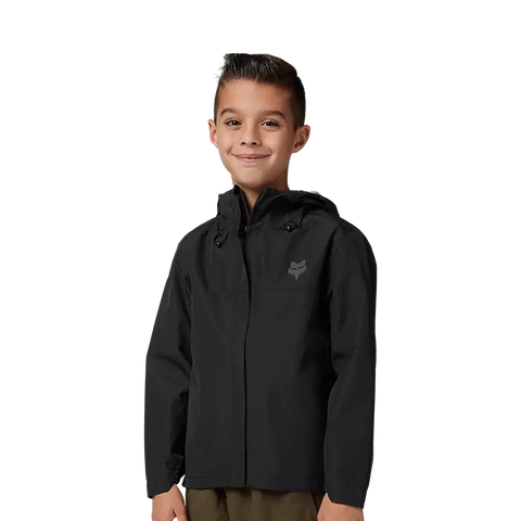 Sale - Fox Youth Ranger 2.5-Layer Water Jacket - Black - AW24